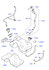 Fuel Tank Filter Cap LR053665 Compatible With LAND ROVER DEFENDER Station Wagon (L663) DISCOVERY SPORT (L550) DISCOVERY V (L462) RANGE ROVER EVOQUE (L538)